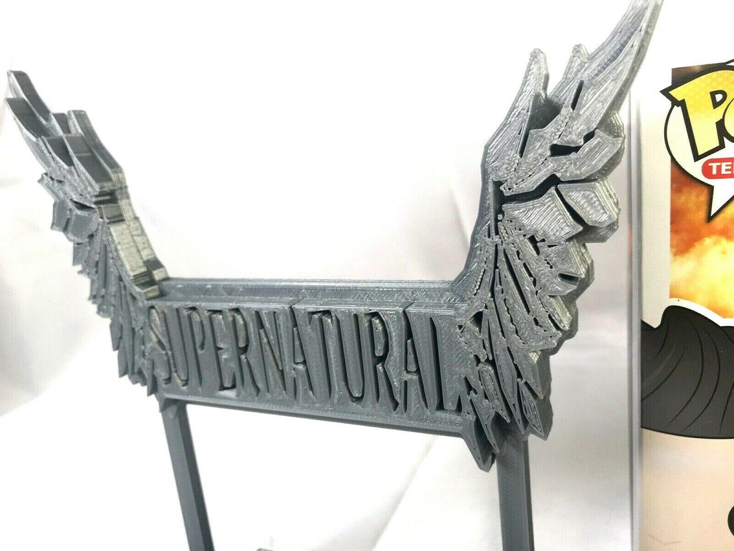 Super Natural Display Sign Stand POP Dorbz Wobblers Collectibles TV Show Fan Art