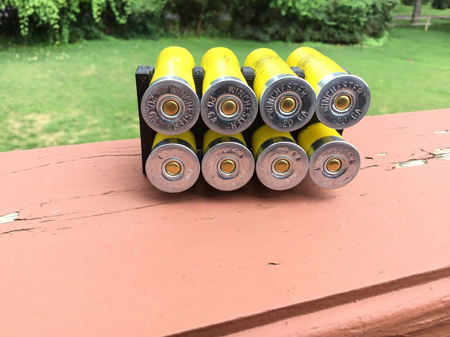8 Shell Tactical Shotgun 20 Gauge Shell Ammo Holder with Vest / Belt Clip 20 Ga.