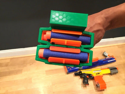 Double Magazine Clip Holder With Belt Loop for Nerf and Worker Mod Magazine Clip