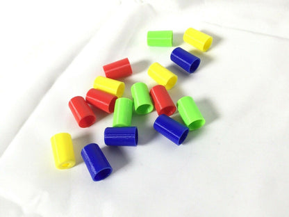 Trouble Game Replacement Pieces Parts 16 Total Yellow Blue Green Red Tokens Pegs