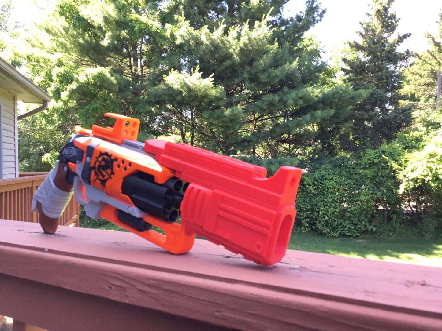 SSWI Custom Tactical Big Boy Barrel Mod For Nerf HammerShot - Hammer Shot