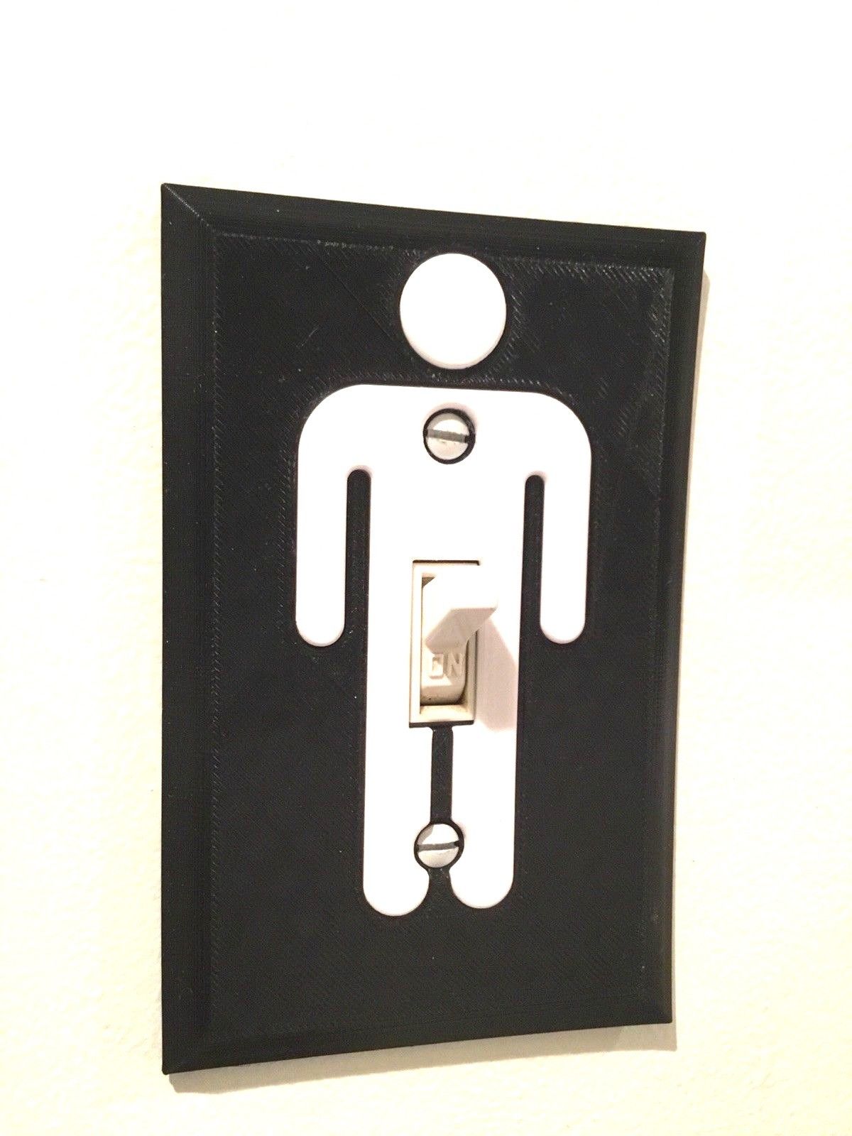 Manhood Naughty Gag Gift Light Switch Cover Plate Novelty Nude Naked Man Funny