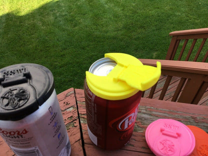 SSWI 2PK Soda Can Covers Soda Pop Tops Beer Can Lid Beverage Covers (All Colors)