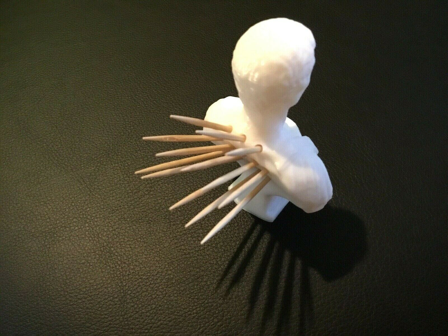 Julius Caesar Ides of March Tooth Pick Holder Sculpture Toothpick Display Gift