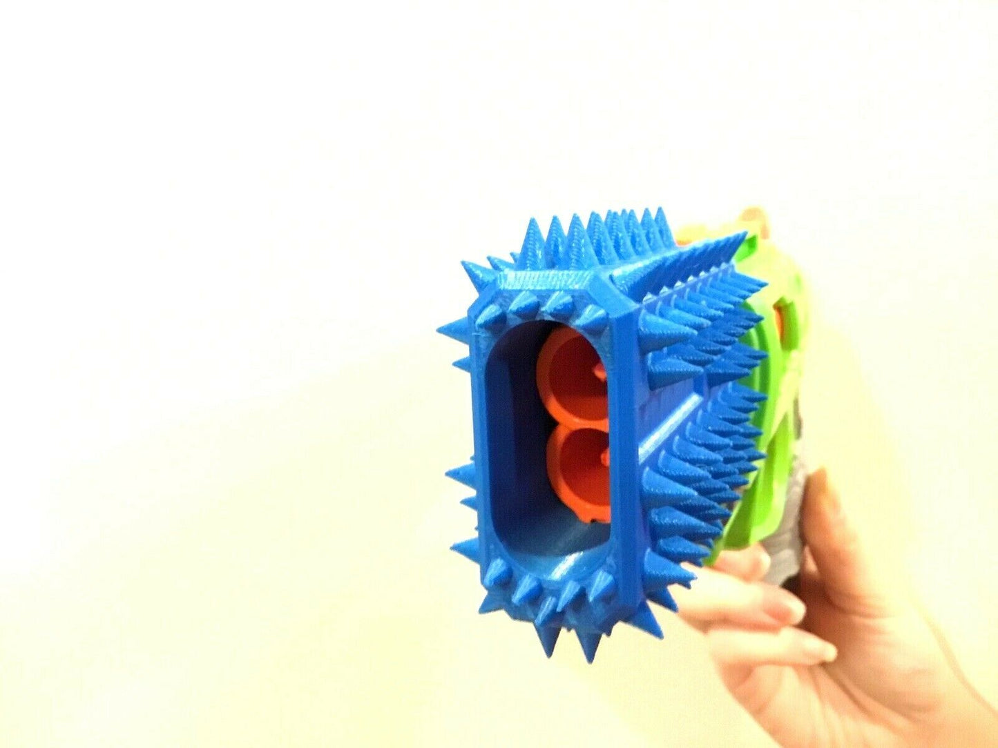 SSWI Modded Nerf DoubleStrike Porcupine Spiked Tactical Barrel Double Strike