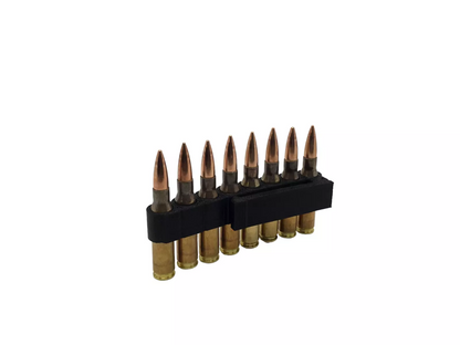 4, 6, 8 or 10 Tactical .7.62 mm or .308 WIN AMMO HOLDER Vest / Belt Clip Rounds