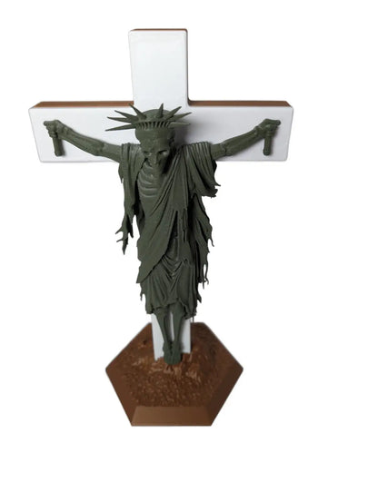 SSWI "The Fall of Freedom" Lady Liberty Display Statue 11.5" Political Art