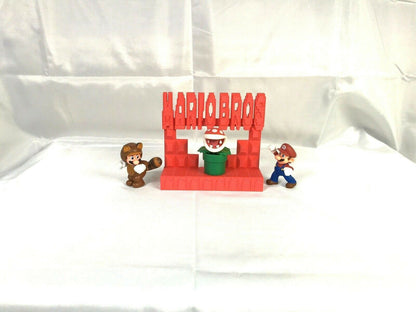 Mario Brothers Gamer Display Sign Stand POP Wobblers Collectibles Mario Bros