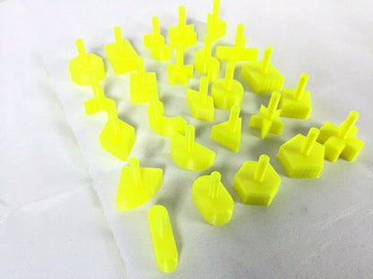 Complete Set of 25 The Game of PERFECTION Replacement Parts SHAPES Pieces