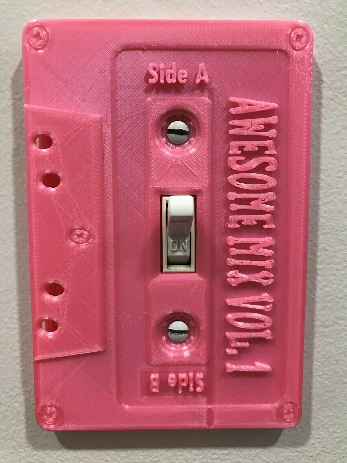 Awesome Mix Vol 1 Inspire (Fan Art) Mix Tape Light Switch - Any Color
