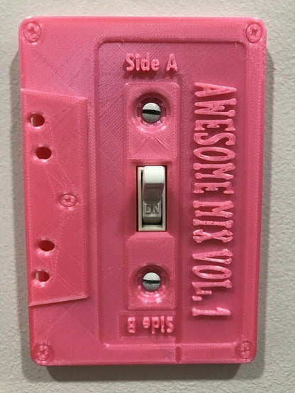 Awesome Mix Vol 1 Inspire (Fan Art) Mix Tape Light Switch - Any Color
