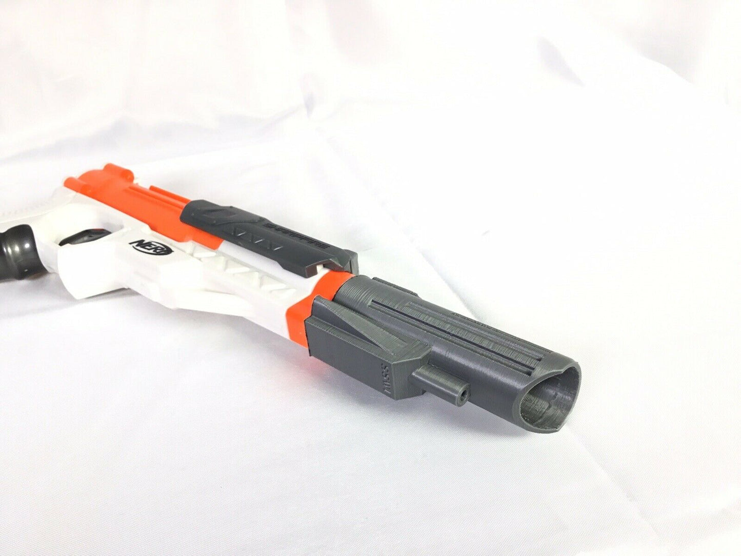 Nerf SharpFire Barrel (Body Count) Attachment Extension Mod - Easy Slide On