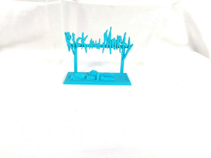 Rick and Morty Carbonite (Fan Art) Display Sign POP Dorbz Wobblers Collectibles