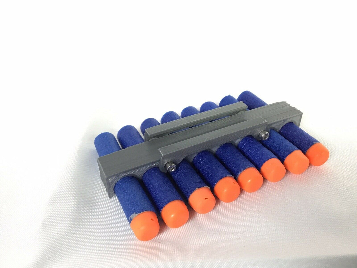 SSWI Nerf Compatible Tactical Rail Ammo Holder Holds 6, 8 or 10 Darts Universal
