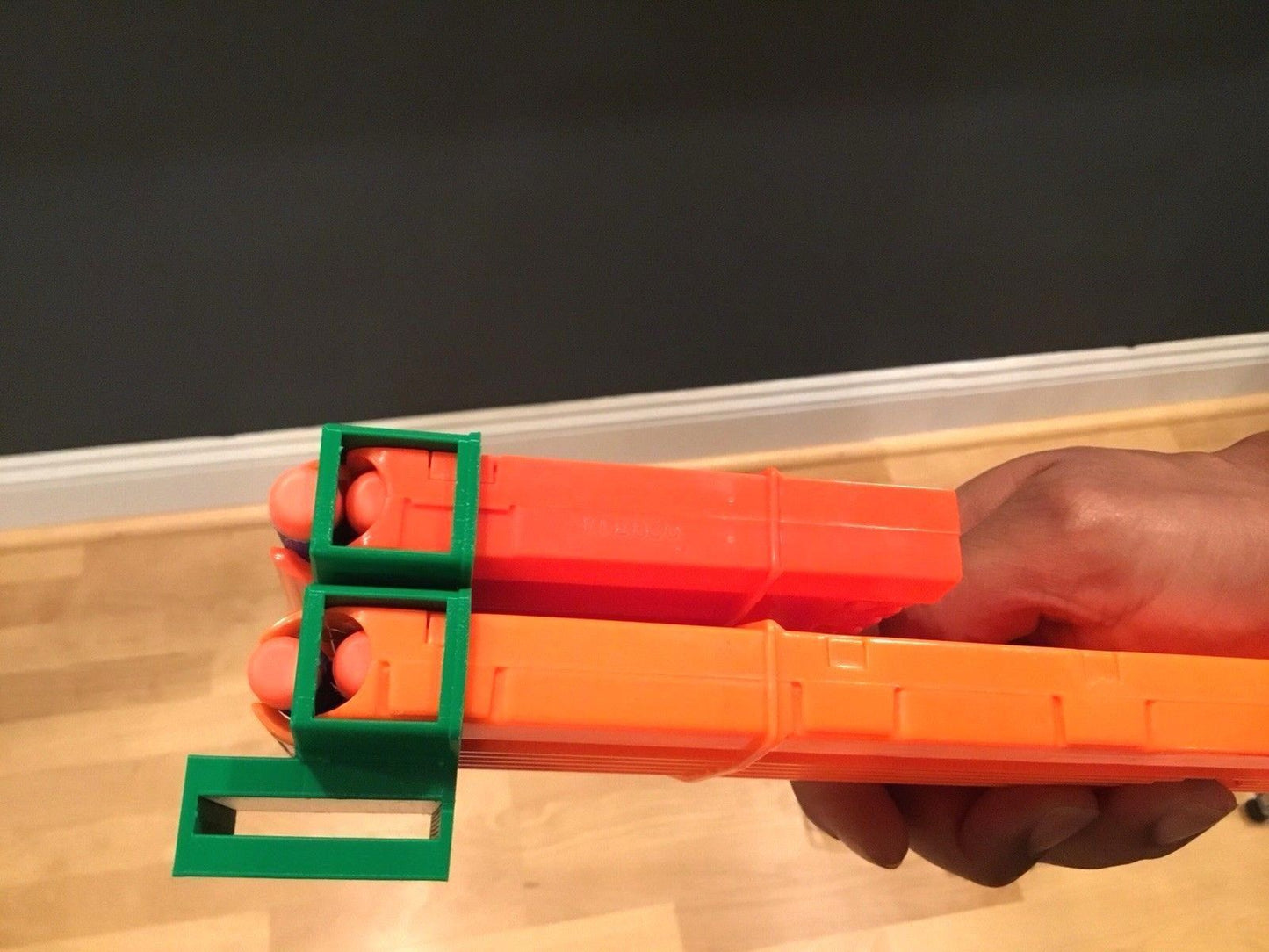 Double Magazine Clip Holder With Belt Loop for Nerf and Worker Mod Magazine Clip