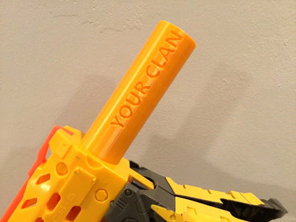 Custom Engraved ANY COLOR Twist on Barrel NERF RapidStrike Stryfe Modulus & more