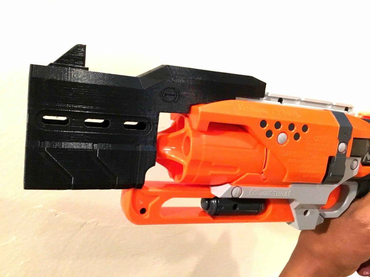 SSWI Custom Tactical Barrel Mod For Nerf HammerShot Slides Right On Hammer Shot