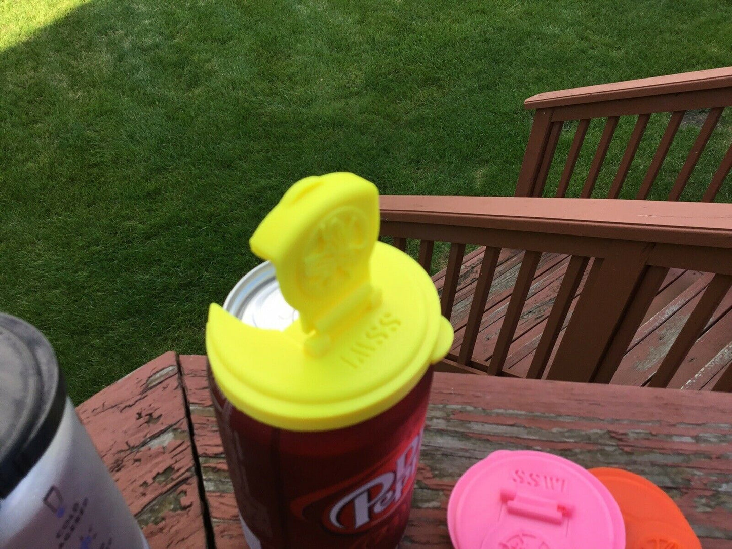 SSWI 2PK Soda Can Covers Soda Pop Tops Beer Can Lid Beverage Covers (All Colors)