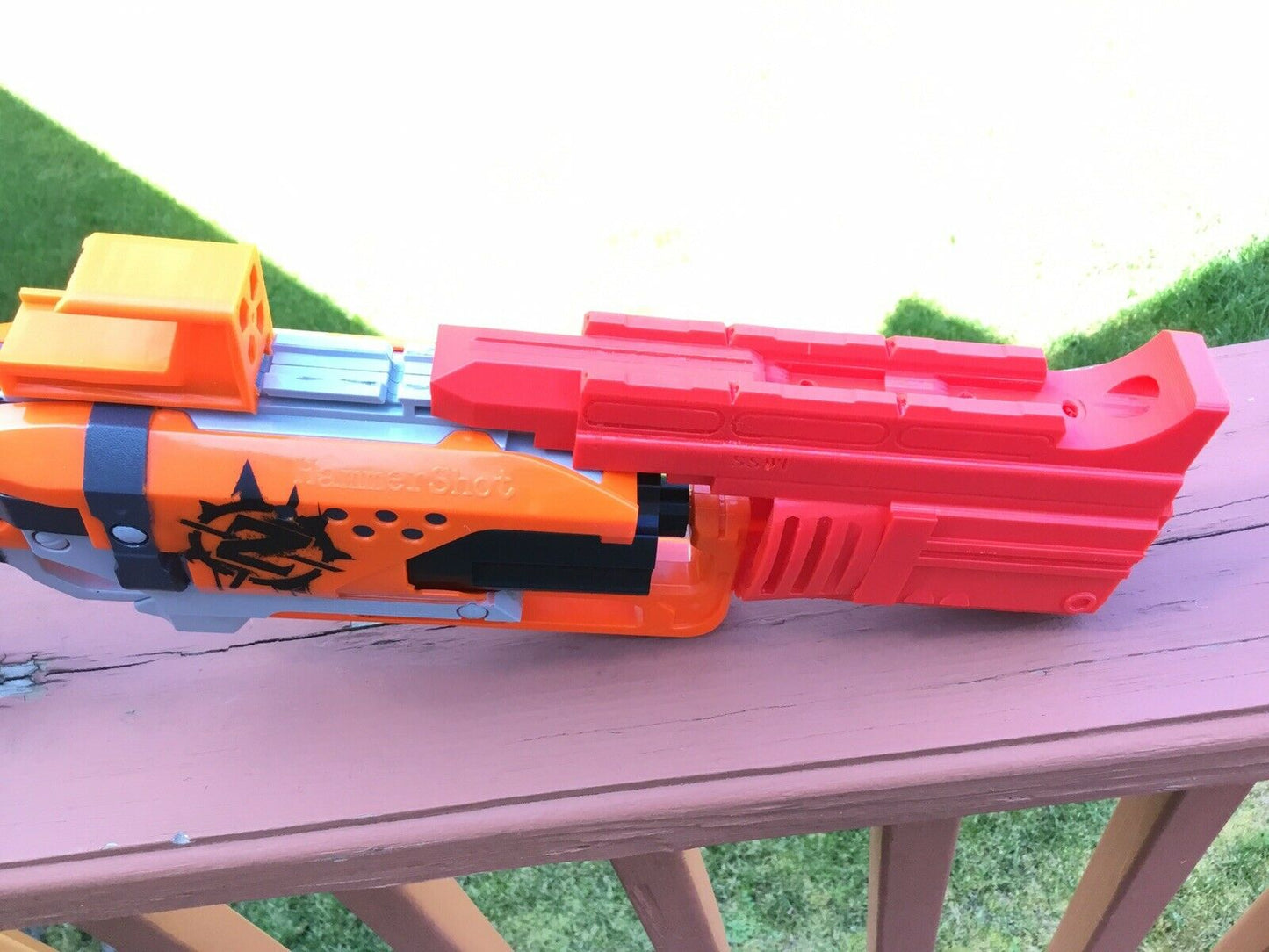SSWI Custom Tactical Big Boy Barrel Mod For Nerf HammerShot - Hammer Shot