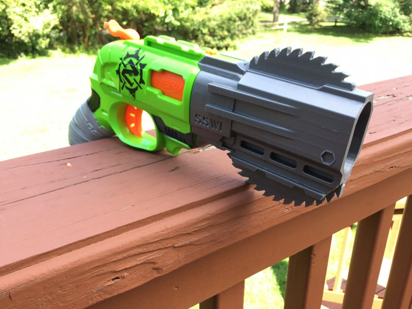SSWI Modded Nerf DoubleStrike SHREDDER Tactical Barrel - Double Strike Mods