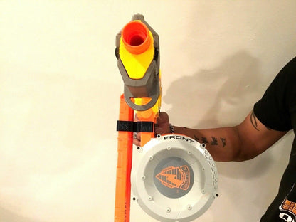 SSWI Nerf Gun Dual Magazine / Clip Holder for Dart Clips Holds 2 Mags Any COLOR
