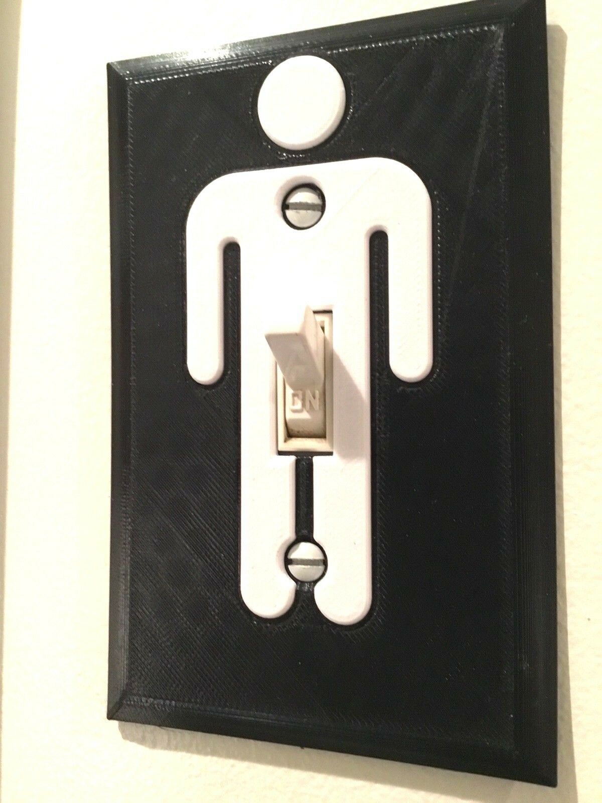 Manhood Naughty Gag Gift Light Switch Cover Plate Novelty Nude Naked Man Funny