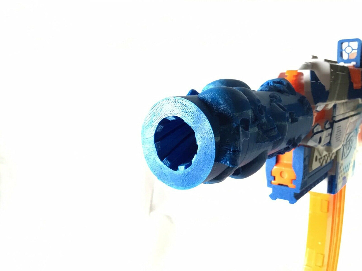 SSWI Bone Collector Twist on Barrel for NERF RapidStrike Stryfe Modulus & more