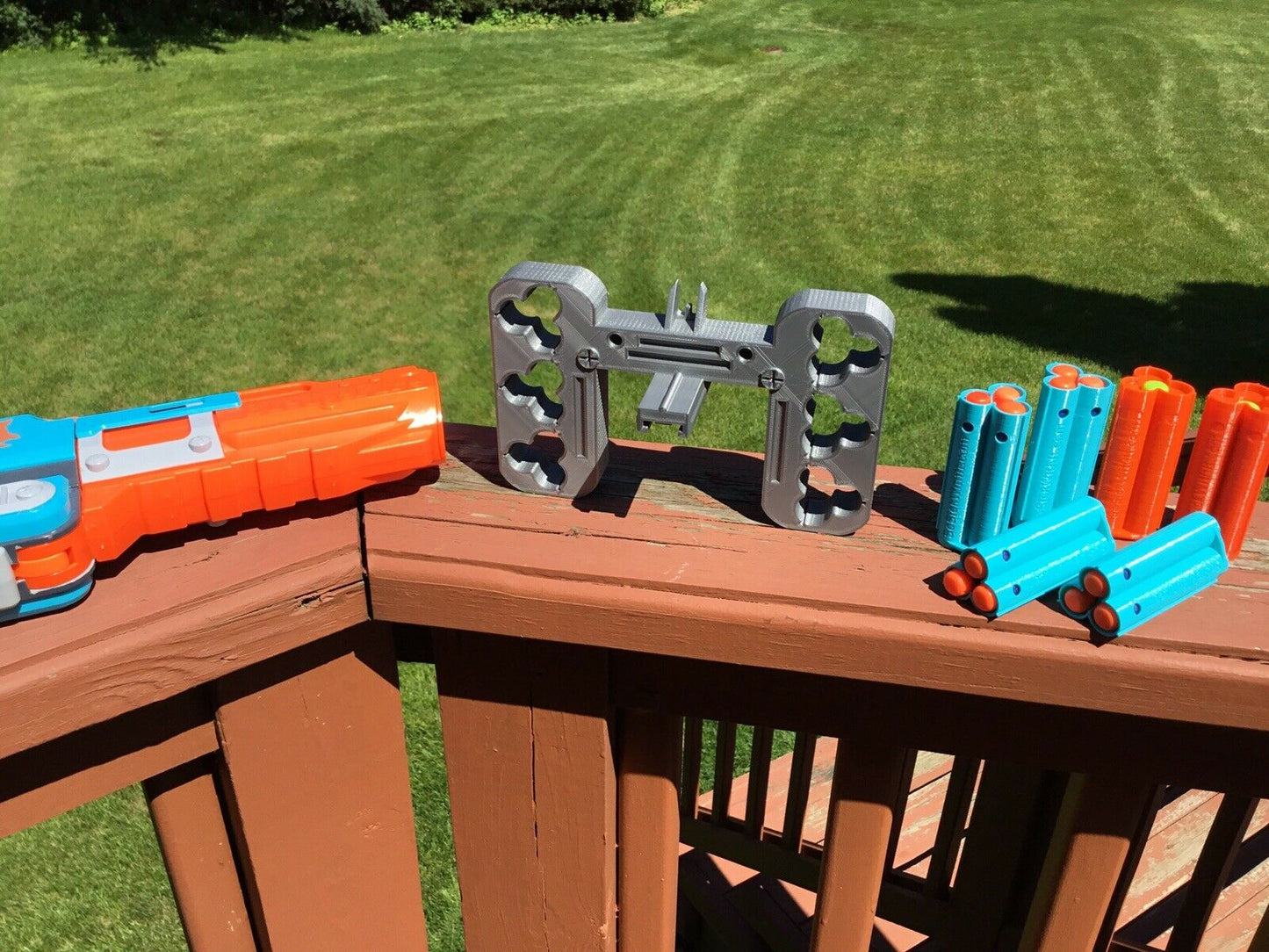 Nerf Compatible 6 Shell MOD Attachment for Zombie Strike Sledge Fire SledgeFire