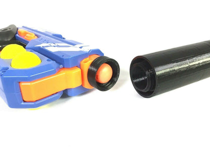 SSWI for Nerf Rival Knockout to Mega Dart Removable Barrel Tool With Silencer