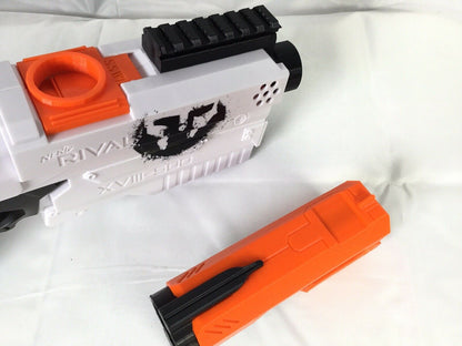 Rival Kronos Extended Muzzle Brake Plate Adapter & Picatinny Rail Nerf Upgrade