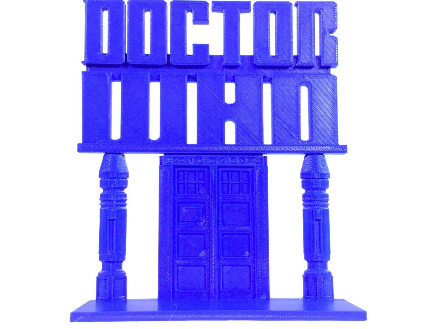 Doctor Who Tardis FAN ART Display Sign POP Dorbz Wobblers Collectibles Dr Who