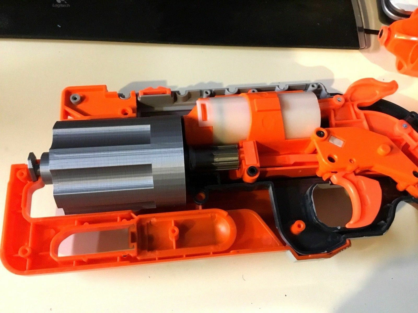 SSWI Hammershot 7 Shot Any Color Barrel NERF Mod Upgrade Hammer Shot MORE Shots