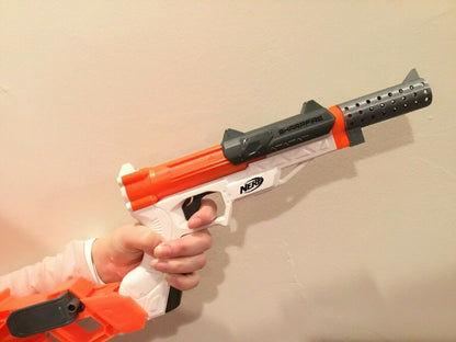 Nerf SharpFire Barrel Suppressor Attachment Extension Mod - Easy Slide On