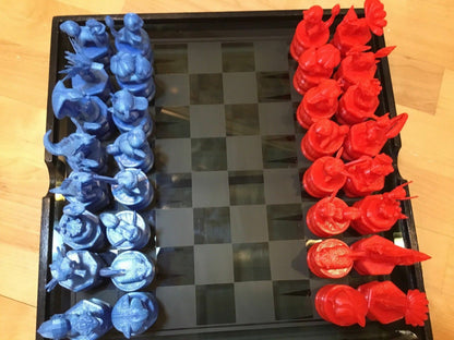 Pokemon Chess Set Squirtle, Pikachu, Mew, Charmander, Pokeball, Bulbasaur Ver 2.