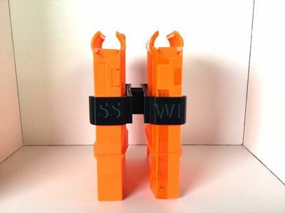 SSWI Nerf Gun Dual Magazine / Clip Holder for Dart Clips Holds 2 Mags Any COLOR