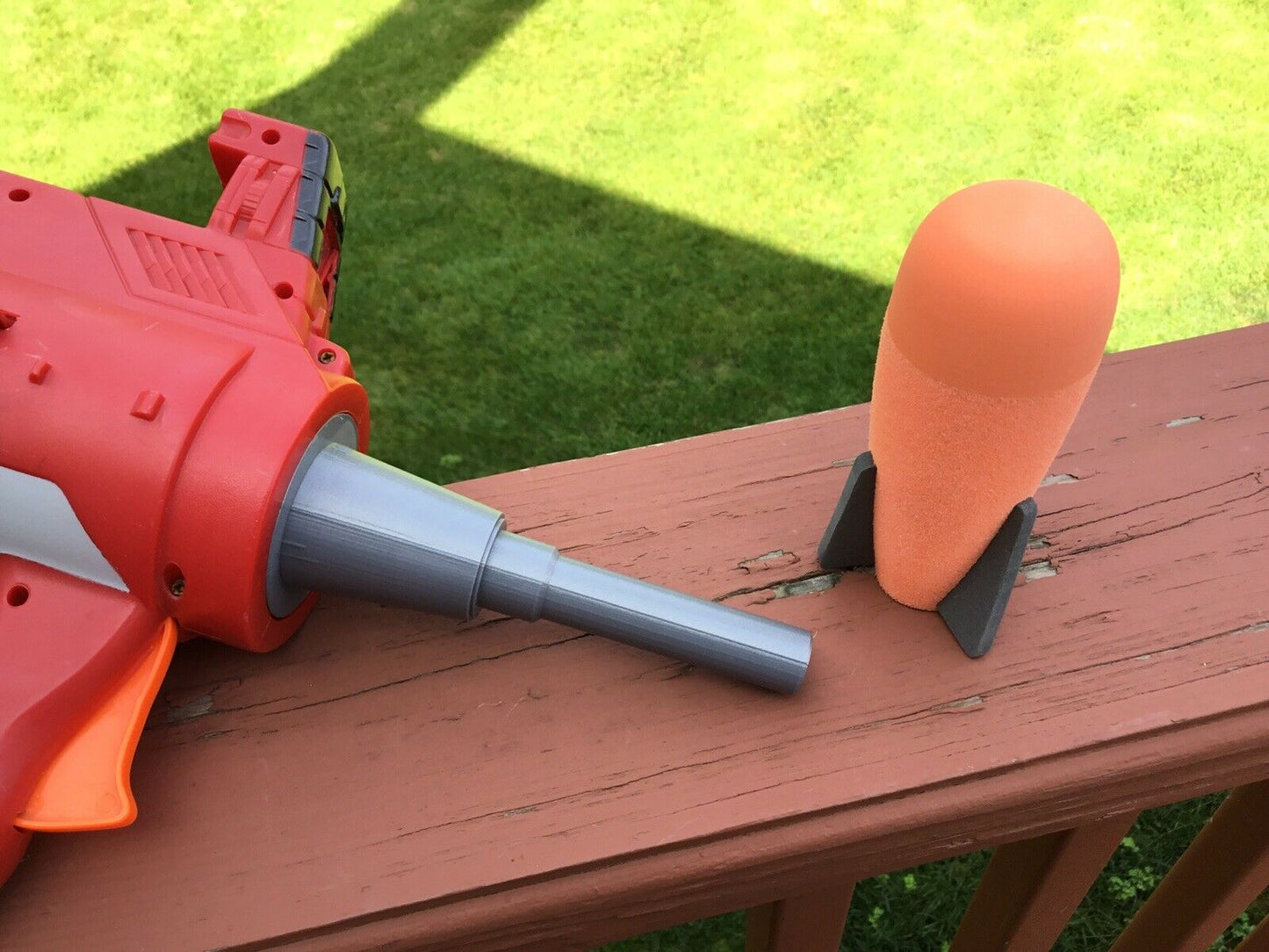 SSWI NERF Compatible N-Strike TITAN to Demolisher Missile High Powered Adapter