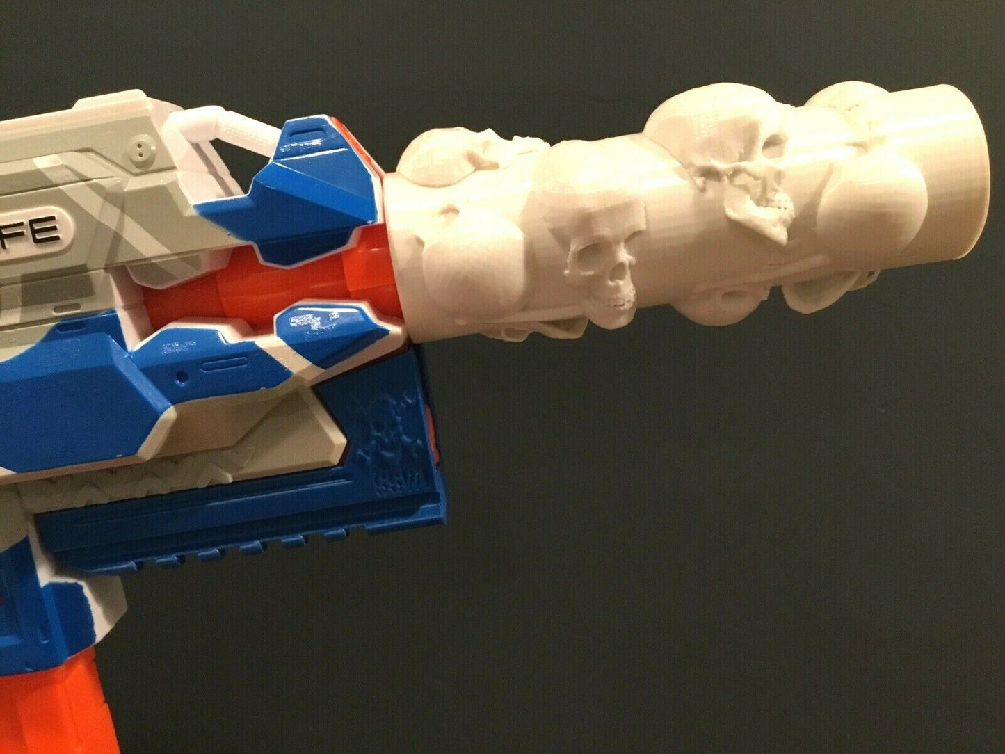 SSWI Bone Collector Twist on Barrel for NERF RapidStrike Stryfe Modulus & more