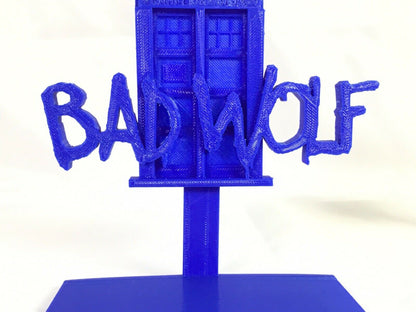 Bad Wolf Doctor Who FAN ART Display Sign POP Dorbz Wobblers Collectibles Dr Who