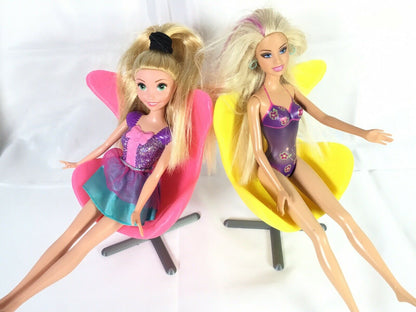 SSWI Doll House Compatible Custom Modern Swivel Chair Stools Dolls Dream