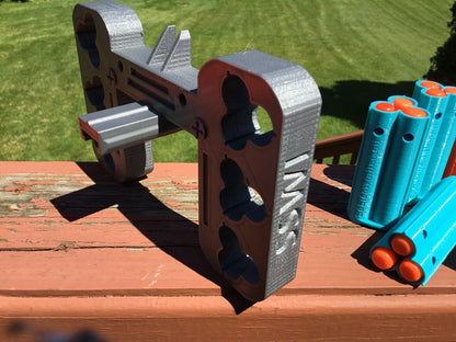 Nerf Compatible 6 Shell MOD Attachment for Zombie Strike Sledge Fire SledgeFire