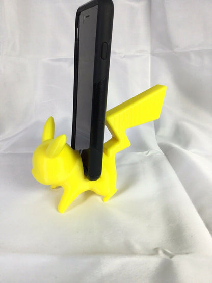 SSWI Pikachu Pokemon Inspired Fan Art Phone Charging Station Phone Dock Display