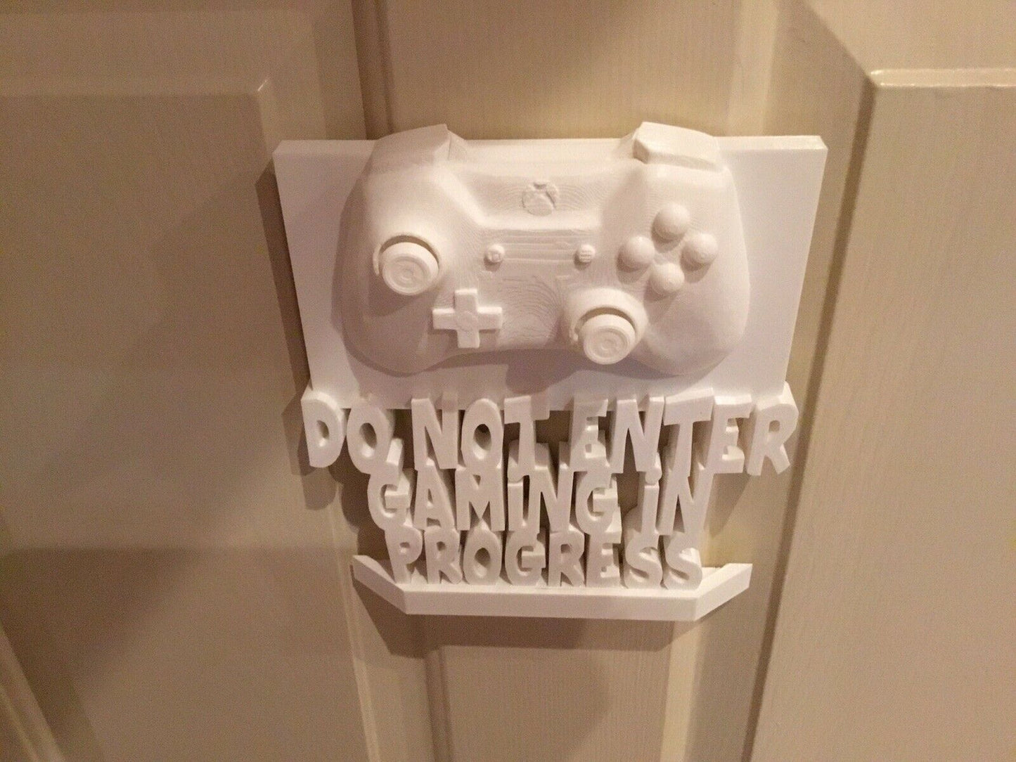 SSWI X-Box Do Not Disturb Door Sign or Display Stand Gamer for XBOX X BOX