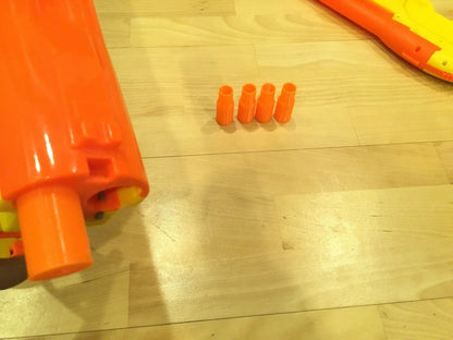 Buzz Bee Compatible Shotgun Rifle DoubleShot Soft Dart Blaster Reloadable Shells