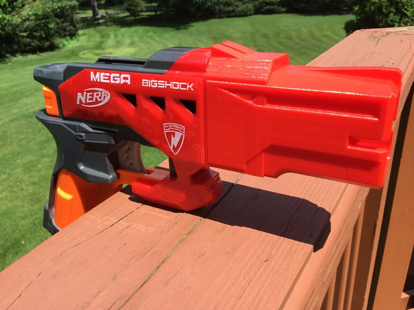 SSWI Nerf Mega Bigshock (JUDGE) Tactical Barrel - Custom Mod (Barrel Only)