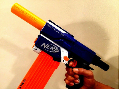 Custom Engraved ANY COLOR Twist on Barrel NERF RapidStrike Stryfe Modulus & more