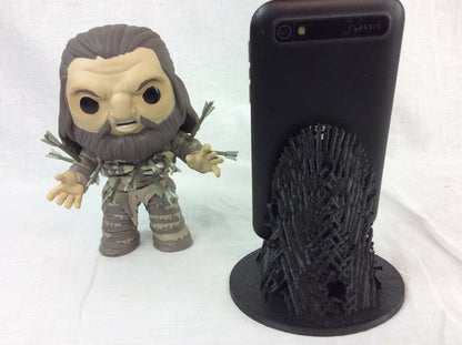 Game Of Thrones Iron Throne Desktop Business Card or Smart Phone Holder