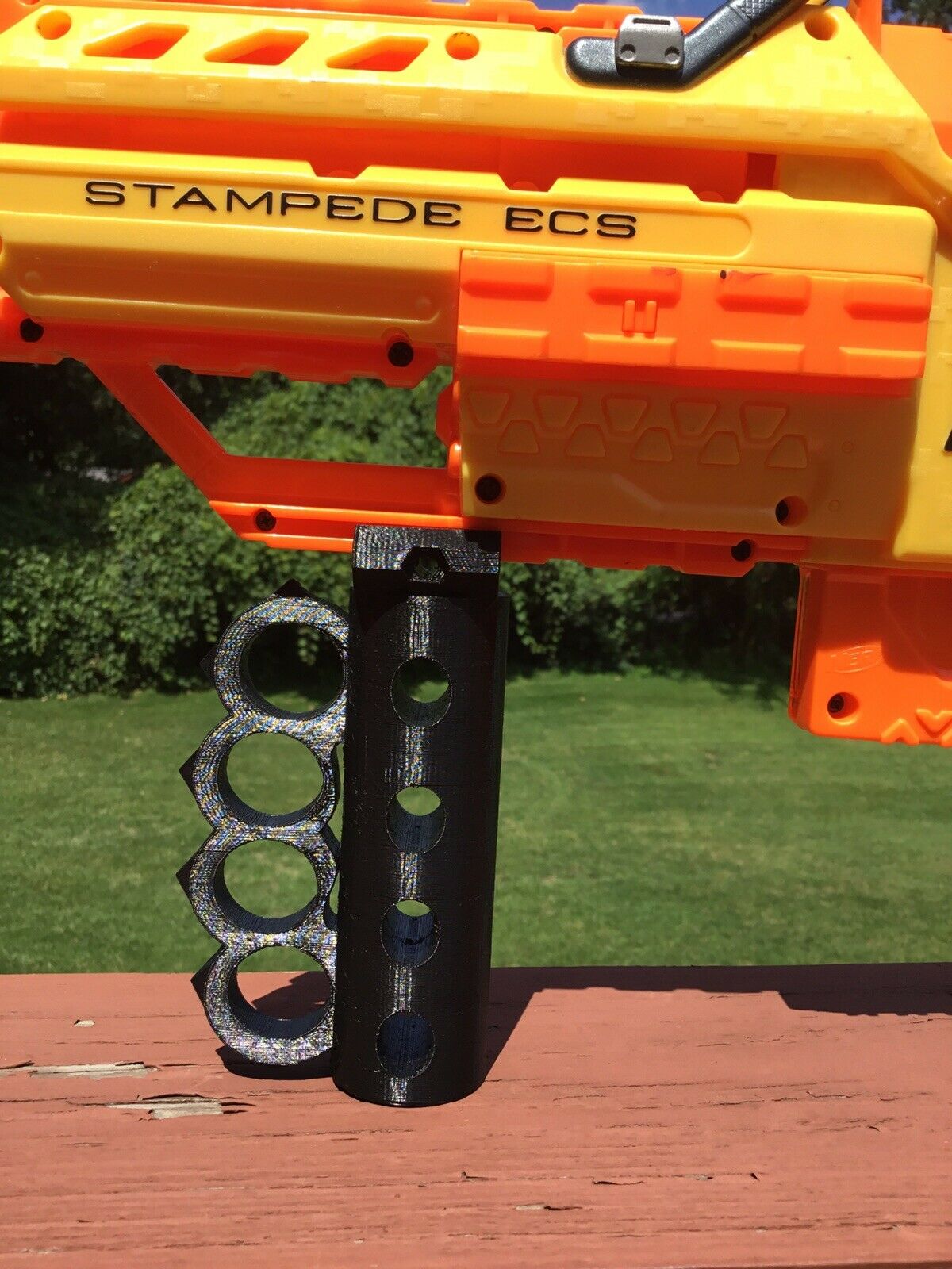 SSWI Custom Nerf Compatible Tactical non Brass Knuckles Fore Grip Front Handle