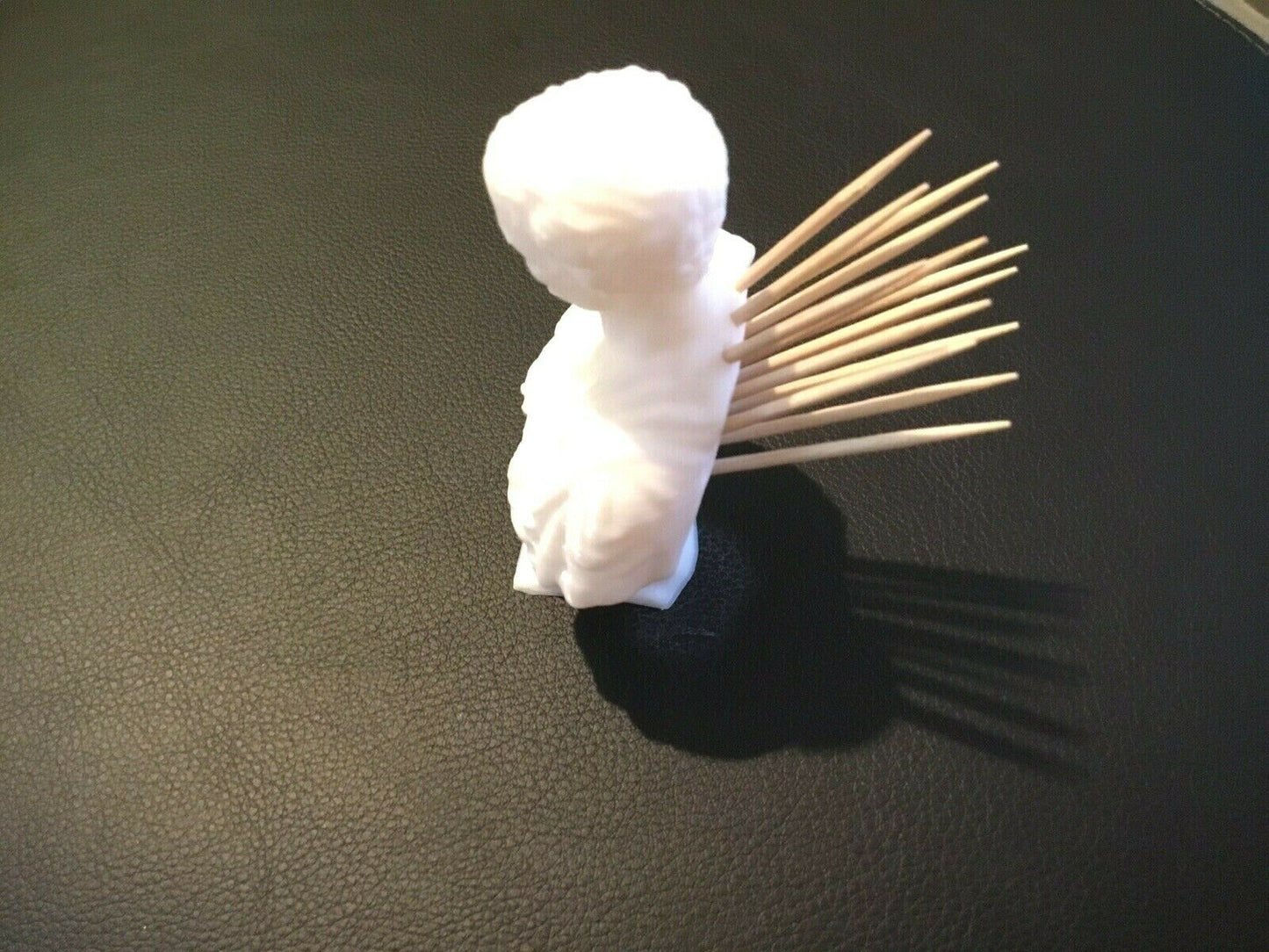 Julius Caesar Ides of March Tooth Pick Holder Sculpture Toothpick Display Gift