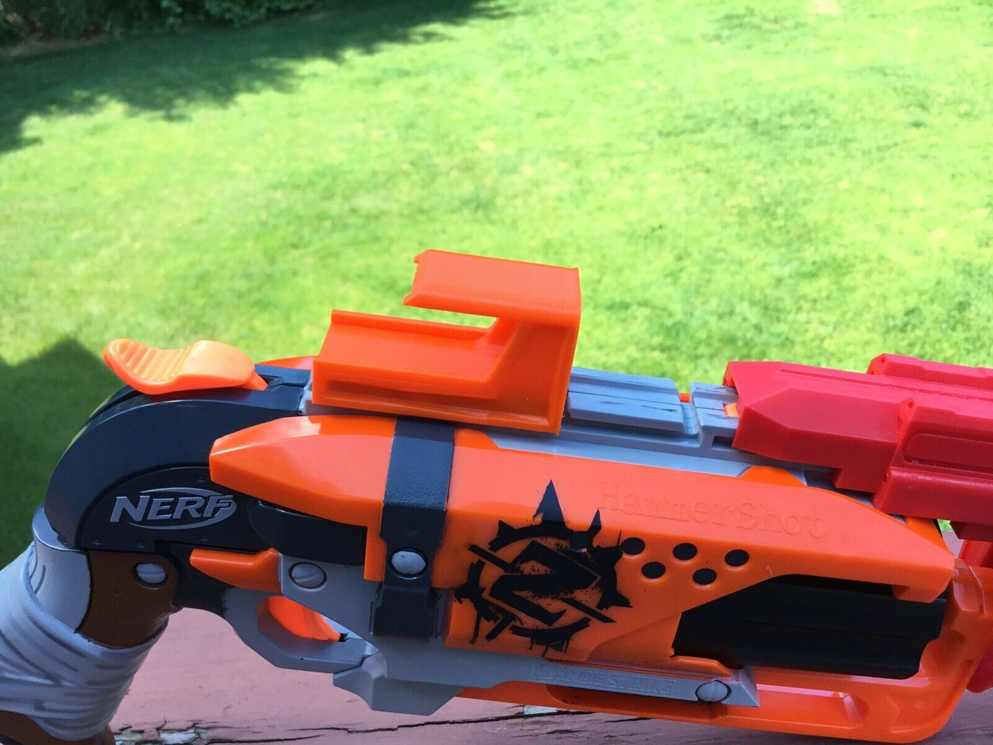 SSWI Custom Tactical Big Boy Barrel Mod For Nerf HammerShot - Hammer Shot