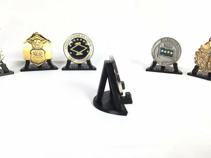 SSWI Sturdy Solid Coin Metal Minerals Display Stand Easel Holder USA All Colors